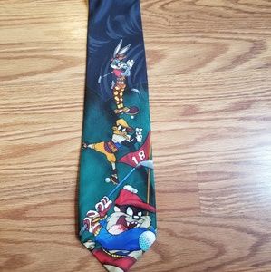 Looney Tunes Mania golf tie